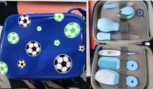 Baby nail clippers thermometer care set